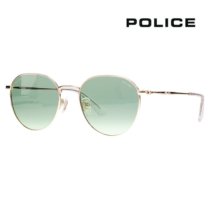 【正規品販売店】ポリス サングラス SPLT73J 300P 52 POLICE ラウンド メタル ライトカラー 偏光