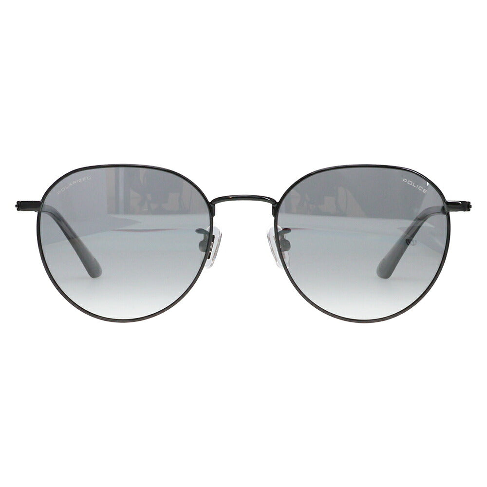 【正規品販売店】ポリス サングラス SPLT73J 530P 52 POLICE ラウンド メタル ライトカラー 偏光