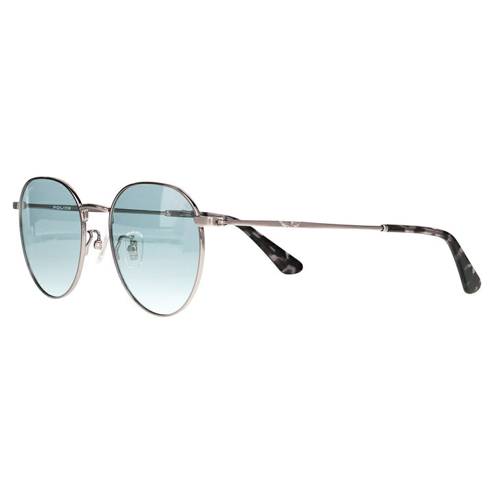 【正規品販売店】ポリス サングラス SPLT73J S3MP 52 POLICE ラウンド メタル ライトカラー 偏光