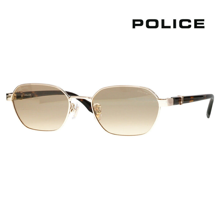 【正規品販売店】ポリス サングラス SPLT74J 300Z 53 POLICE 多角形 メタル メンズ 偏光