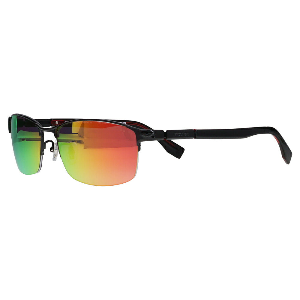 【正規品販売店】ポリス サングラス POLICE×SWANS SPLT76J 530P 58 RIDER Tech Lenses Collection ジャパンモデル スクエア チタン チタニウム メンズ アウトドア 偏光 MITレンズ