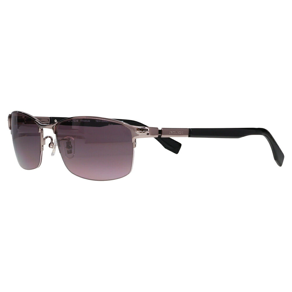 【正規品販売店】ポリス サングラス POLICE×SWANS SPLT76J 568P 58 RIDER Tech Lenses Collection ジャパンモデル スクエア チタン チタニウム メンズ アウトドア 偏光 ULTRAレンズ