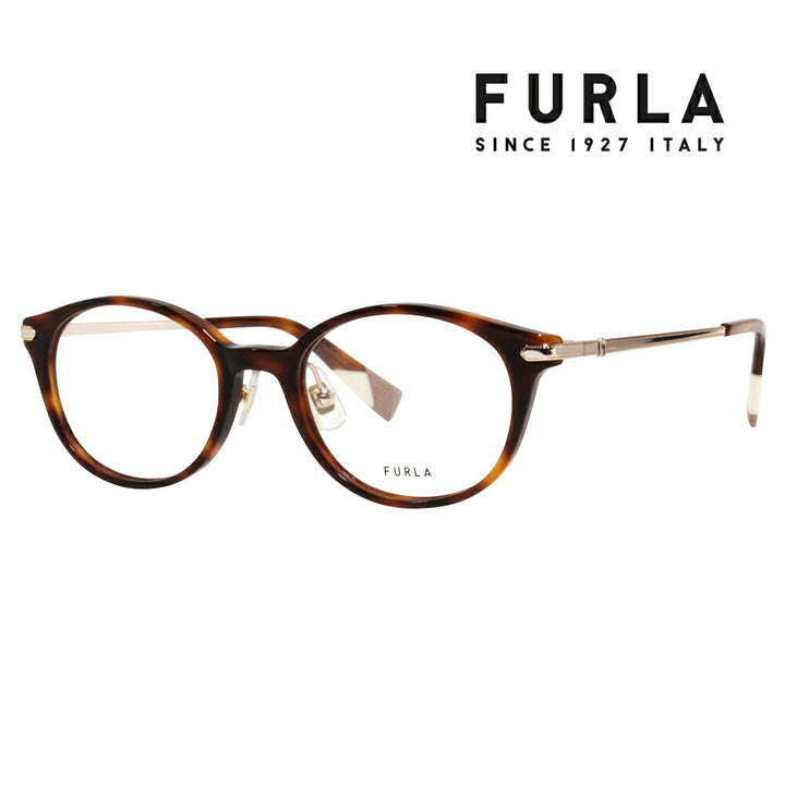 【正规品贩売店】 度なし1.55renzu交换+0円 FURLA furura 眼镜 伊达メガネ VFU492J 0745 49 ボsuton ジャパンモデル redeisu 