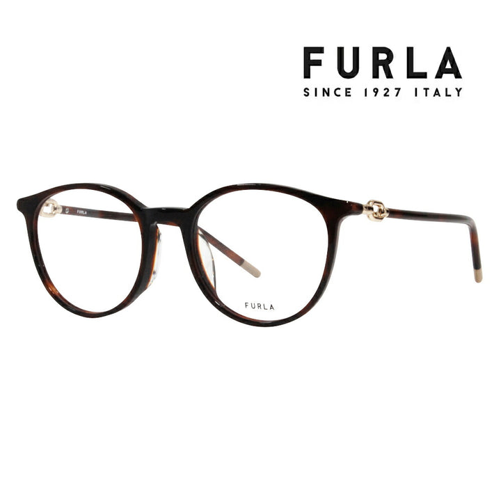 【正规品贩売店】 度なし1.55renzu交换+0円 FURLA furura 眼镜 伊达メガネ VFU548J 0752 51 ボsuton ジャパンモデル redeisu 