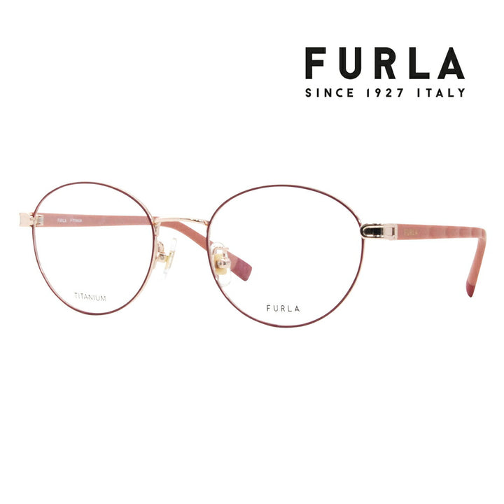 【正規品販売店】 度なし1.55レンズ交換+0円 FURLA フルラ 眼鏡 伊達メガネ VFU709J 0A93 50 レディース ボストンジャパンモデル レディース