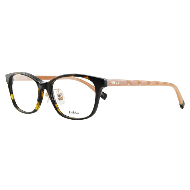 [Authorized Retailer] Non-prescription 1.55 lens replacement +0 yen FURLA Glasses, Fashion Glasses VFU710J 09AJ 51 Wellington Japan Model Women's 