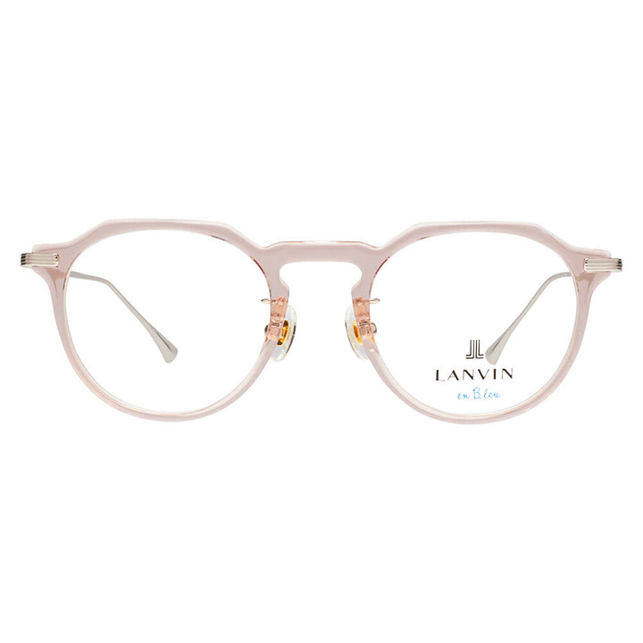 【正規品販売店】 度なし1.55レンズ交換+0円 LANVIN en bleu ランバンオンブルー 眼鏡 伊達メガネ VLB001J 03GB 47 クラウンパント ジャパンモデル レディース