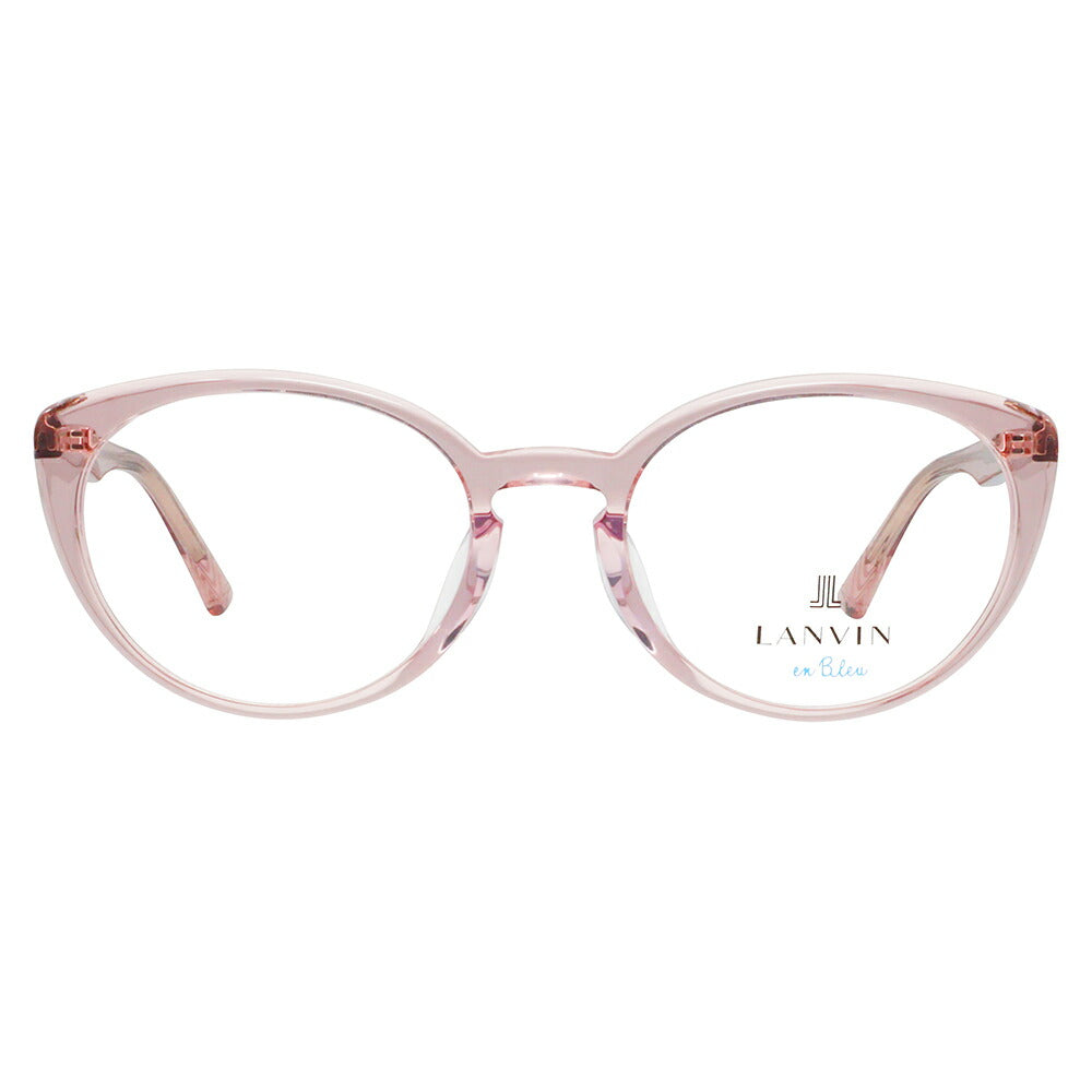 【正規品販売店】 度なし1.55レンズ交換+0円 LANVIN en bleu ランバンオンブルー 眼鏡 伊達メガネ VLB002J 03GB 51 フレンチビンテージ キャットアイ セル クリアカラー ジャパンモデル レディース