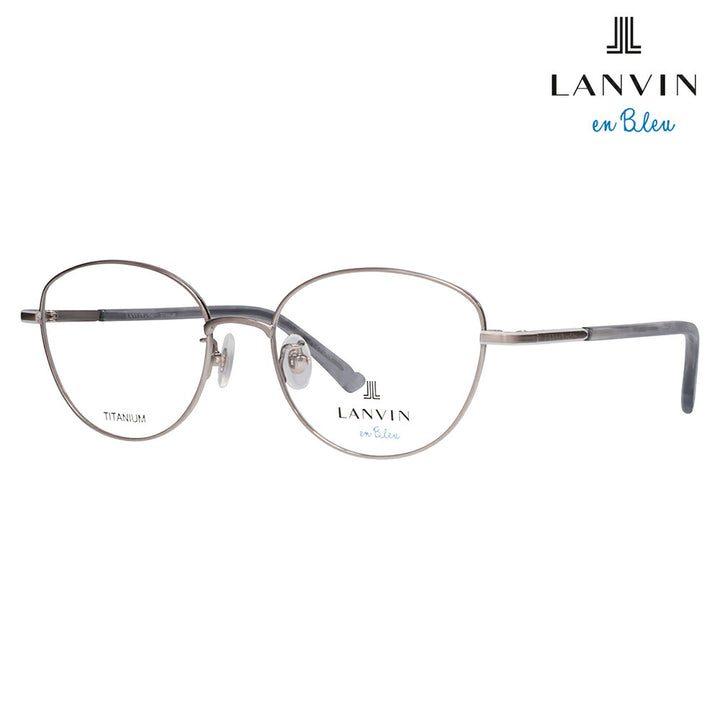 【正規品販売店】 度なし1.55レンズ交換+0円 LANVIN en bleu ランバンオンブルー 眼鏡 伊達メガネ VLB018J 0S3G 51 ギャラリーダート キャットアイ メタル ジャパンモデル レディース