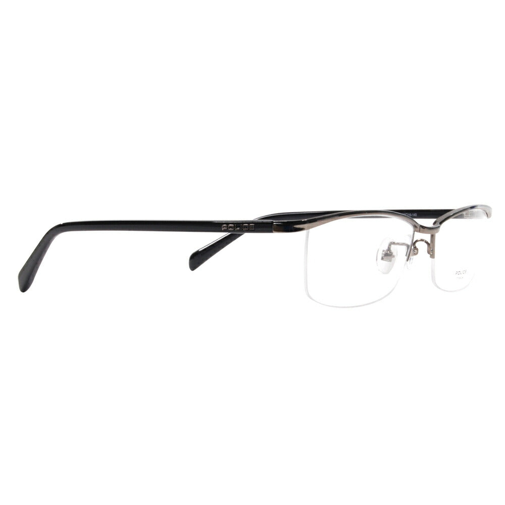 Vples0568 【正規品販売店】ポリス メガネ フレーム サングラス 調光レンズセット VPL175J 0568 56 POLICEスクエア ハーフリム ナ ...