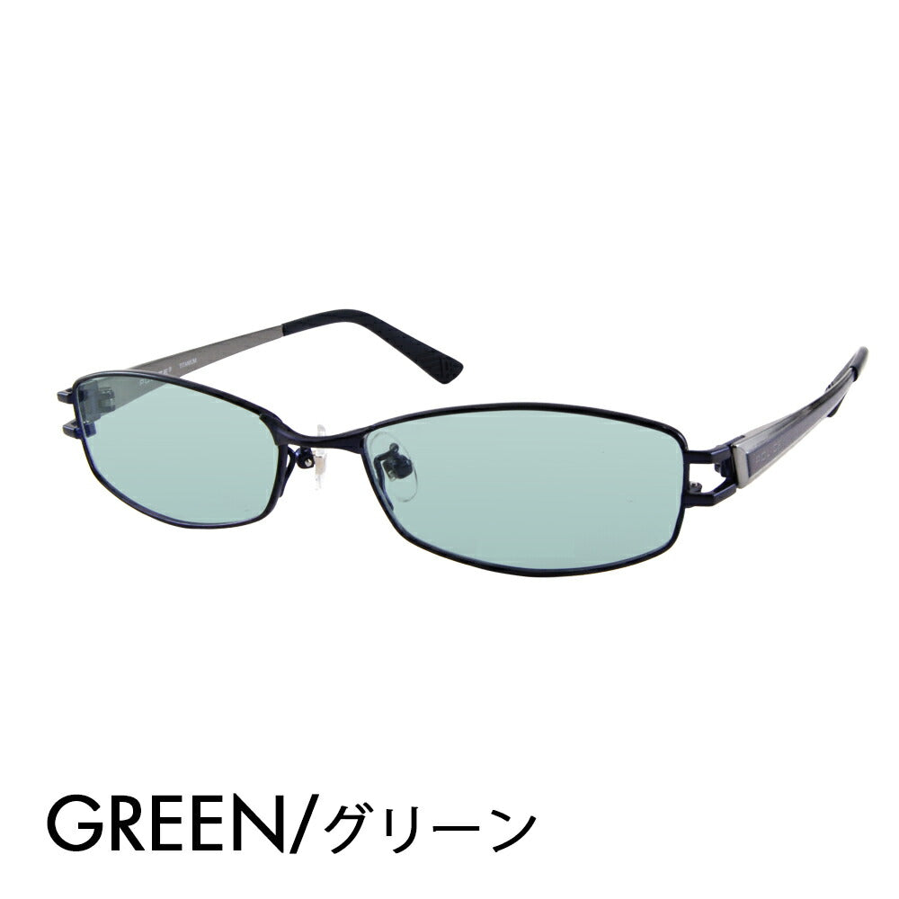 [Authorized Retailer] Police Glasses Sunglasses Color Lens Set VPL419J 0N28 53 POLICE Square Metal Titanium Fashion Glasses Glasses 