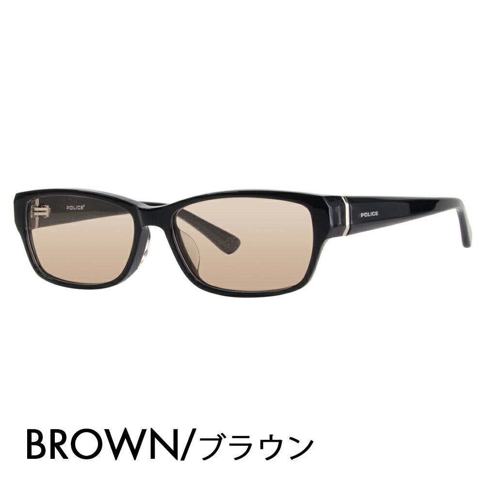 [Authorized Retailer] Police Glasses Frame Sunglasses Color Lens Set VPL660J 01KR 55 POLICE Square Cell Acetate Fashion Glasses Glasses 