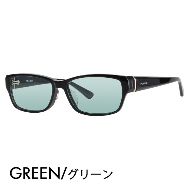 [Authorized Retailer] Police Glasses Frame Sunglasses Color Lens Set VPL660J 01KR 55 POLICE Square Cell Acetate Fashion Glasses Glasses 