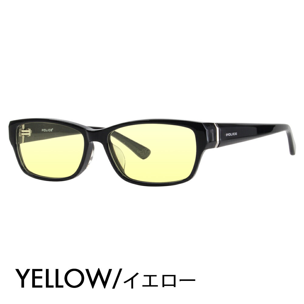 [Authorized Retailer] Police Glasses Frame Sunglasses Color Lens Set VPL660J 01KR 55 POLICE Square Cell Acetate Fashion Glasses Glasses 