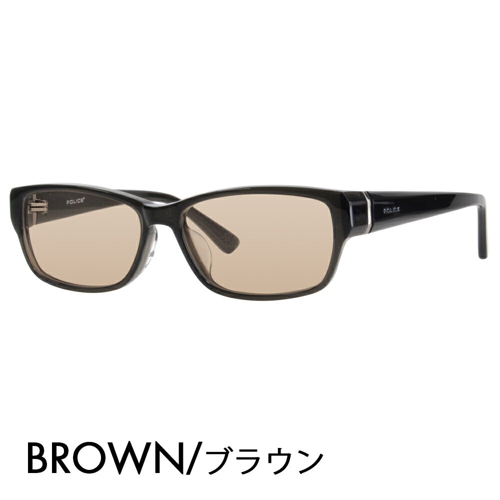 [Authorized Retailer] Police Glasses Frame Sunglasses Color Lens Set VPL660J 02GR 55 POLICE Square Cell Acetate Fashion Glasses Glasses 