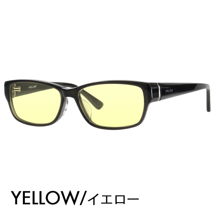 [Authorized Retailer] Police Glasses Frame Sunglasses Color Lens Set VPL660J 02GR 55 POLICE Square Cell Acetate Fashion Glasses Glasses 