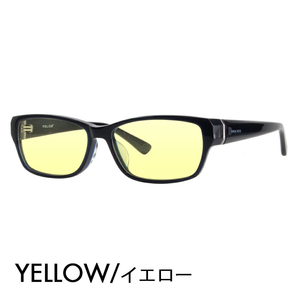 [Authorized Retailer] Police Glasses Frame Sunglasses Color Lens Set VPL660J 03LR 55 POLICE Square Cell Acetate Fashion Glasses Glasses 