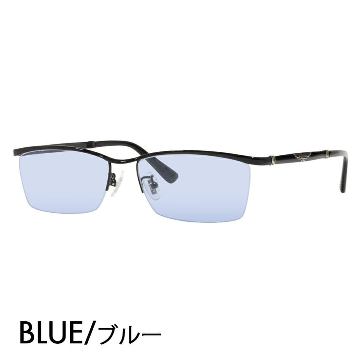 [Authorized Retailer] Police Glasses Frame Sunglasses Color Lens Set VPLB04J 0530 56 POLICE Square Half Rim Nylor Titanium Fashion Glasses Glasses 