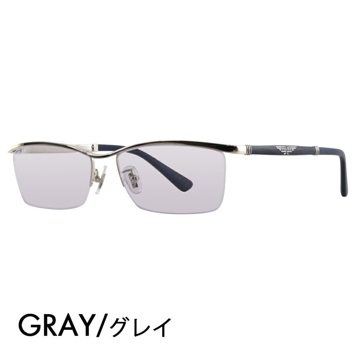 [Authorized Retailer] Police Eyeglasses Frame Sunglasses Color Lens Set VPLB04J 0579 56 POLICE Square Half Rim Nylor Titanium Fashion Glasses Eyeglasses 