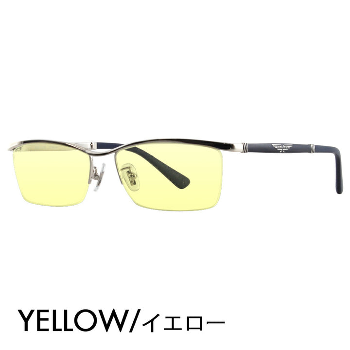 [Authorized Retailer] Police Eyeglasses Frame Sunglasses Color Lens Set VPLB04J 0579 56 POLICE Square Half Rim Nylor Titanium Fashion Glasses Eyeglasses 