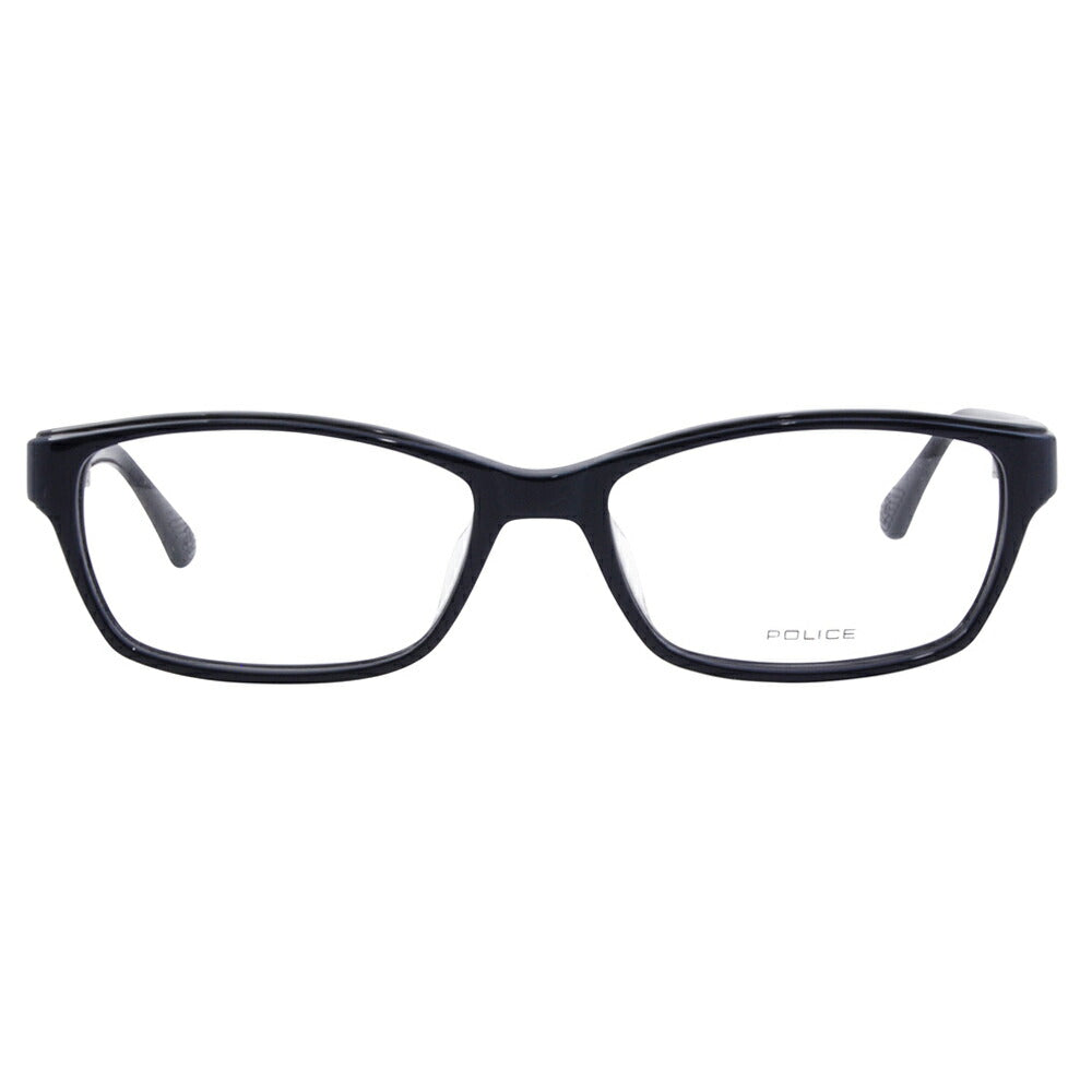 [Authorized Retailer] Non-prescription 1.55 lens replacement +0 yen Police glasses frame VPLB93J 03LW 54 POLICE square full rim cell men's fashion glasses glasses 