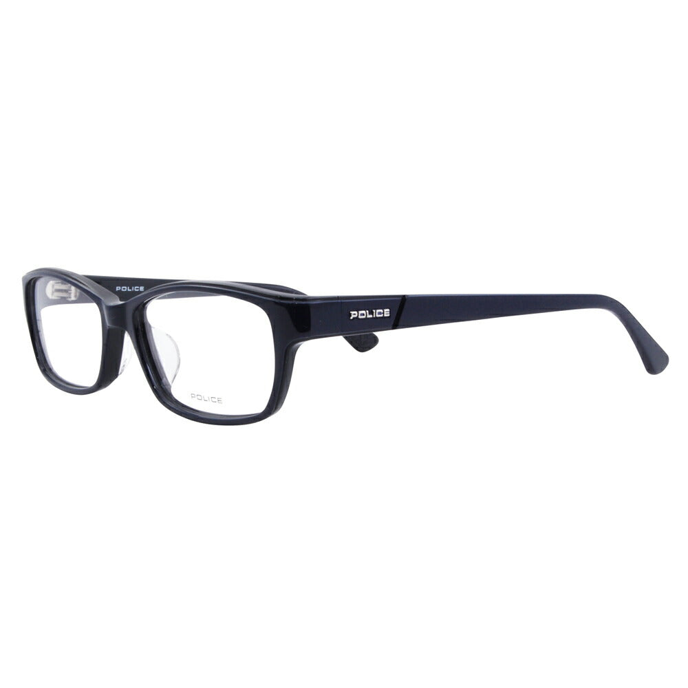 [Authorized Retailer] Non-prescription 1.55 lens replacement +0 yen Police glasses frame VPLB93J 03LW 54 POLICE square full rim cell men's fashion glasses glasses 