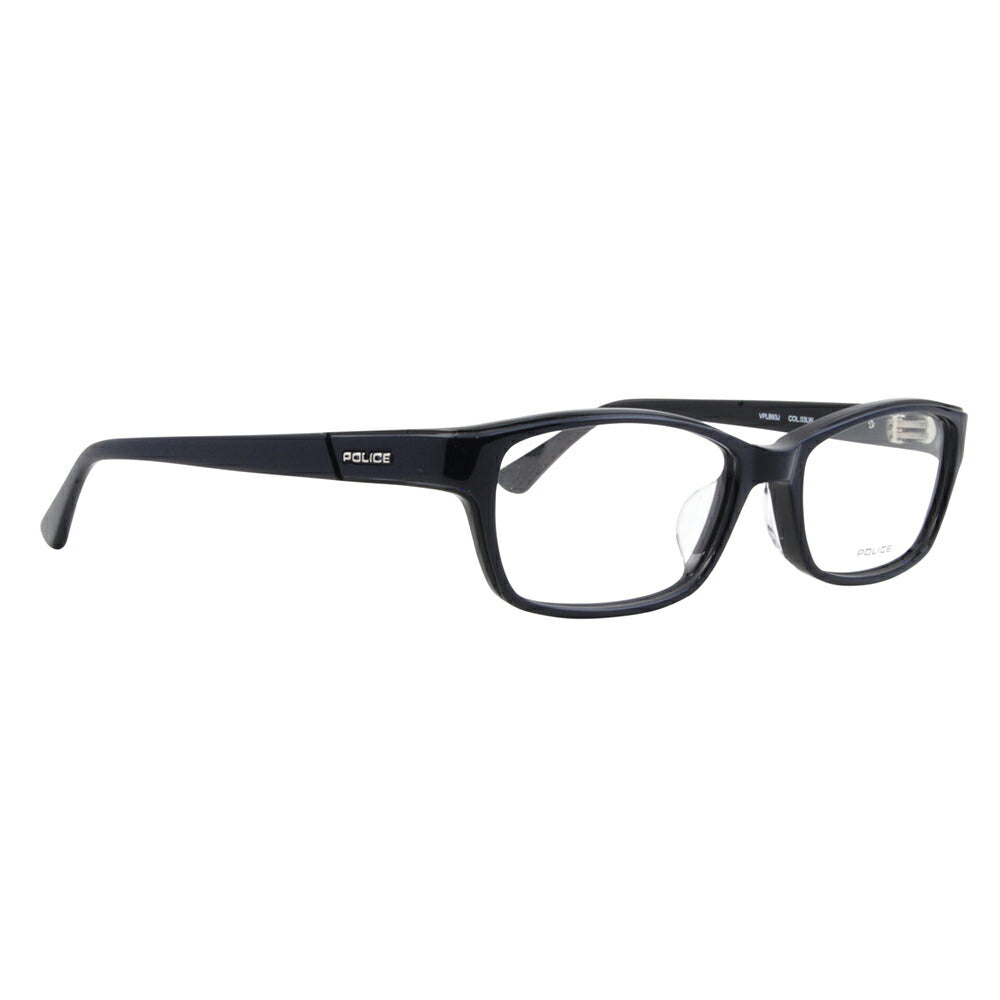 [Authorized Retailer] Non-prescription 1.55 lens replacement +0 yen Police glasses frame VPLB93J 03LW 54 POLICE square full rim cell men's fashion glasses glasses 