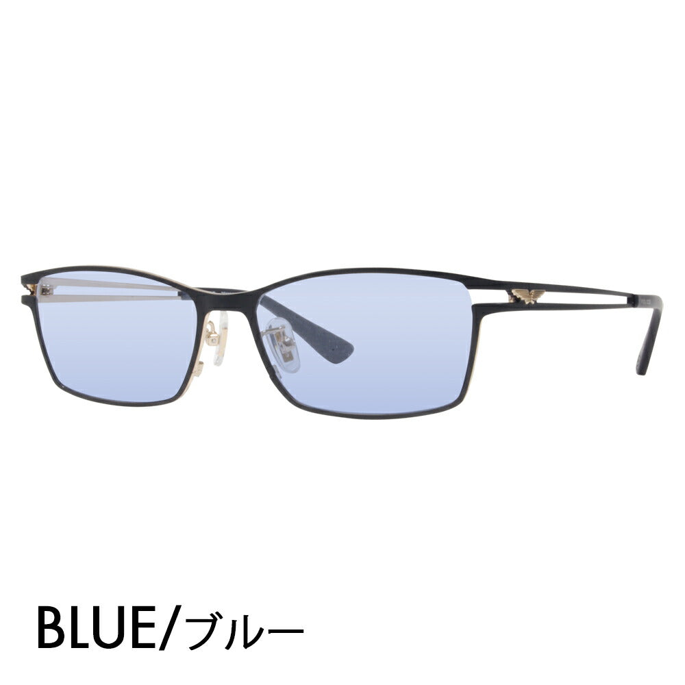 [Authorized Retailer] Police Glasses Frame Sunglasses Color Lens Set VPLD61J 0N41 55 POLICE Square Metal Titanium Fashion Glasses Glasses 