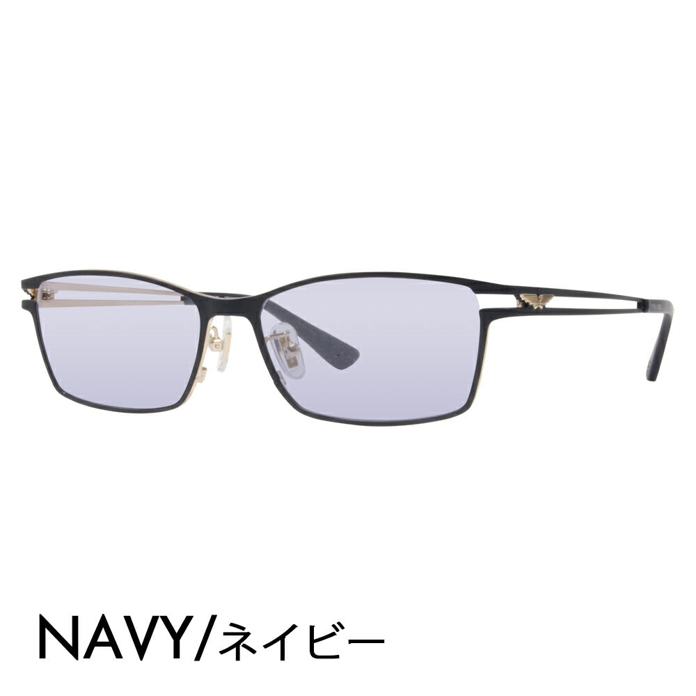 [Authorized Retailer] Police Glasses Frame Sunglasses Color Lens Set VPLD61J 0N41 55 POLICE Square Metal Titanium Fashion Glasses Glasses 