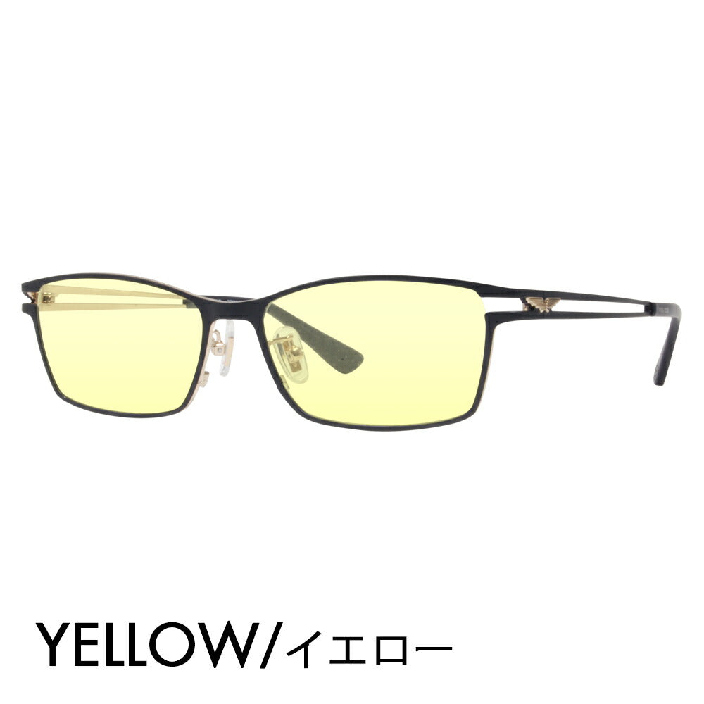 [Authorized Retailer] Police Glasses Frame Sunglasses Color Lens Set VPLD61J 0N41 55 POLICE Square Metal Titanium Fashion Glasses Glasses 