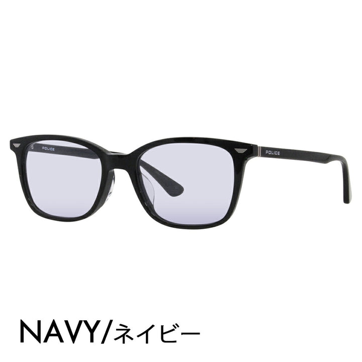 [Authorized Retailer] Police Glasses Frame Sunglasses Color Lens Set VPLF52J 0700 52 POLICE Men's Square Wellington Cell Full Rim Japan Collection Fashion Glasses Glasses 