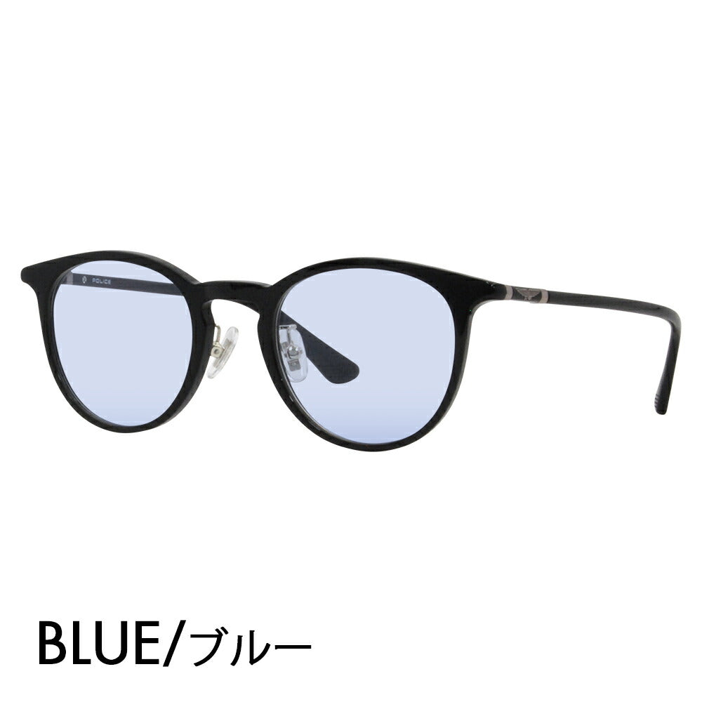 [Authorized Retailer] Police Glasses Frame Sunglasses Color Lens Set VPLF53J 0700 47 POLICE Boston Cell Full Rim Japan Collection Fashion Glasses Glasses 