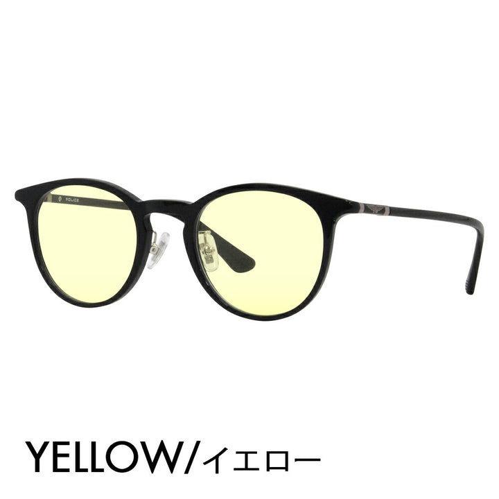 [Authorized Retailer] Police Glasses Frame Sunglasses Color Lens Set VPLF53J 0700 47 POLICE Boston Cell Full Rim Japan Collection Fashion Glasses Glasses 