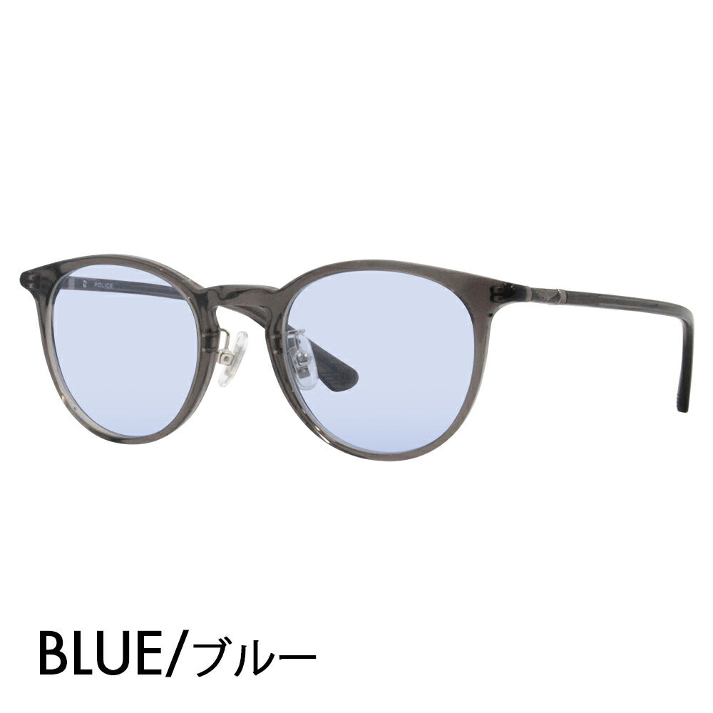 [Authorized Retailer] Police Glasses Frame Sunglasses Color Lens Set VPLF53J 09HP 47 POLICE Boston Cell Full Rim Japan Collection Fashion Glasses Glasses 