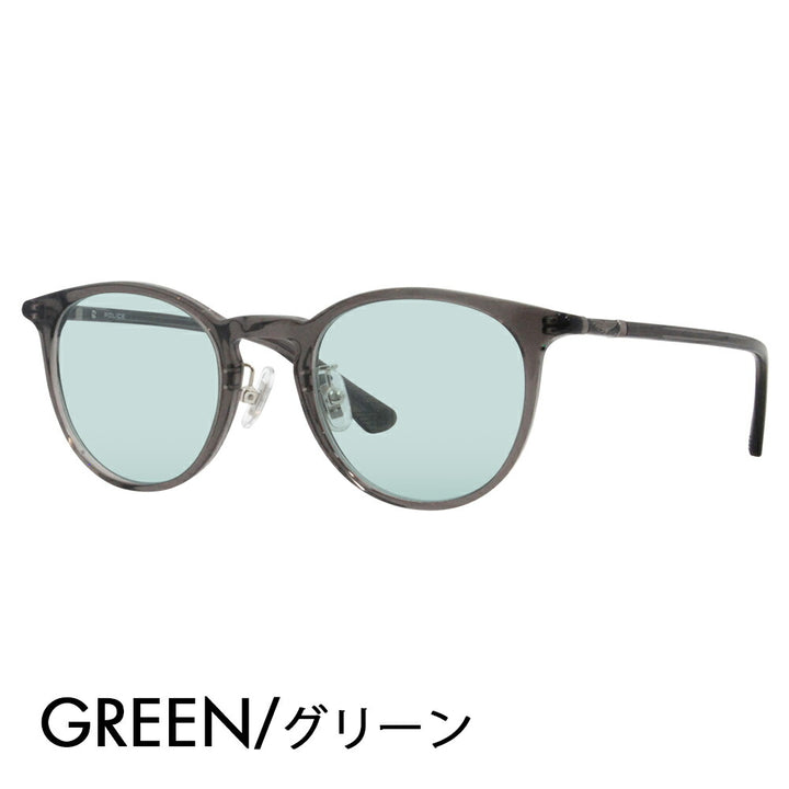 [Authorized Retailer] Police Glasses Frame Sunglasses Color Lens Set VPLF53J 09HP 47 POLICE Boston Cell Full Rim Japan Collection Fashion Glasses Glasses 