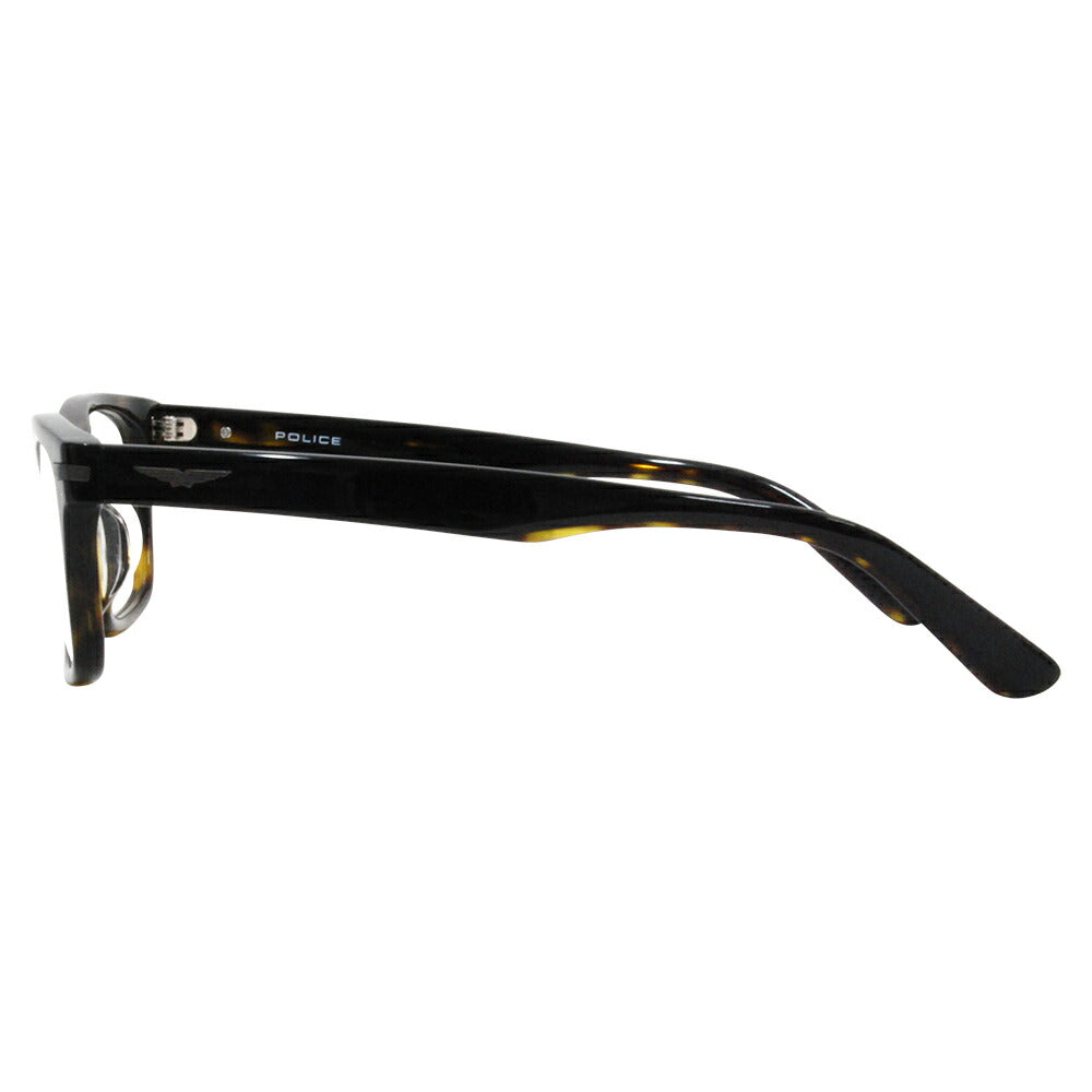 [Authorized Retailer] Police Glasses Frame Sunglasses Photochromic Lens Set VPLF55J 0722 53 POLICE Men's Square Wellington Cell Full Rim Japan Collection Fashion Glasses Glasses 