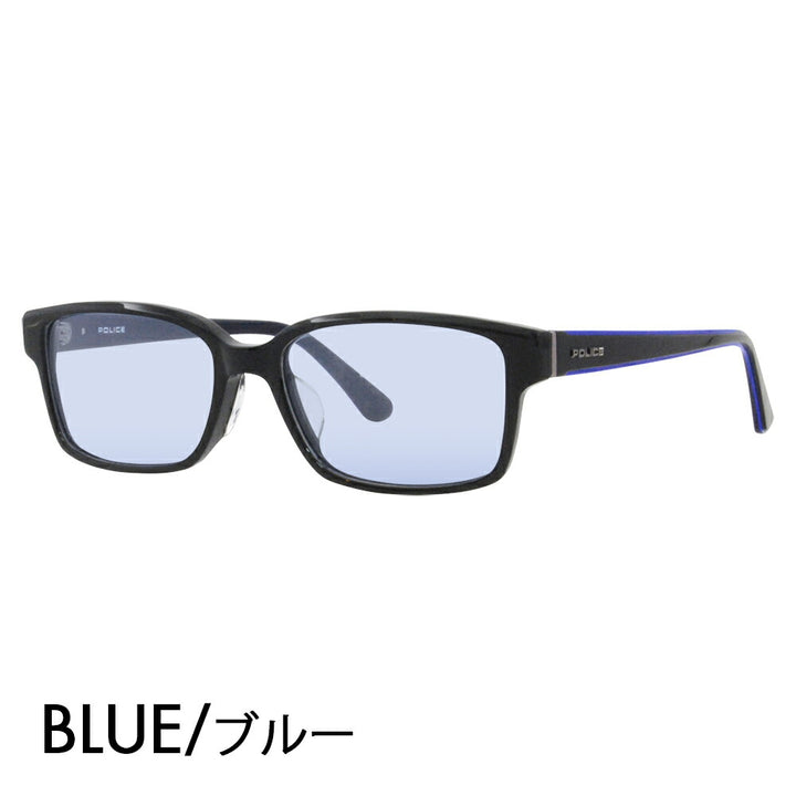 [Authorized Retailer] Police Glasses Frame Sunglasses Color Lens Set VPLF56J 0700 54 POLICE Men's Square Wellington Cell Full Rim Japan Collection Fashion Glasses Glasses 