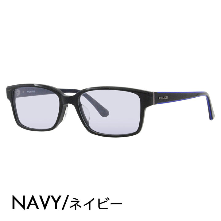 [Authorized Retailer] Police Glasses Frame Sunglasses Color Lens Set VPLF56J 0700 54 POLICE Men's Square Wellington Cell Full Rim Japan Collection Fashion Glasses Glasses 