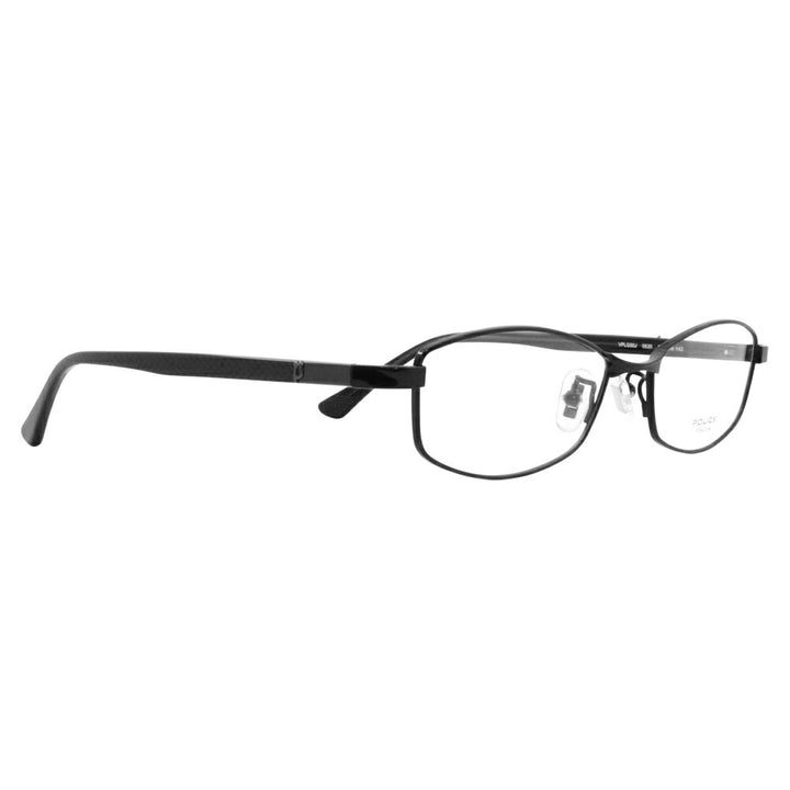 [Authorized Retailer] Non-prescription 1.55 lens replacement +0 yen Police glasses frame VPLG50J 0530 52 POLICE 2023 model Men's square metal full rim titanium fashion glasses glasses 