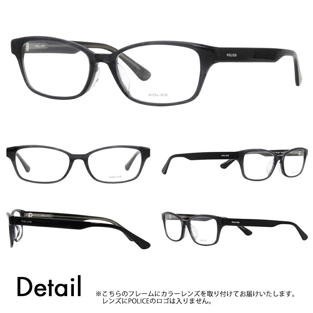 [Authorized Retailer] Police Glasses Frame Sunglasses Color Lens Set VPLL93J 04AL 53 POLICE Men's 2023 Model Wellington Square Japan Model Cell 40th Anniversary Model Fashion Glasses Glasses 