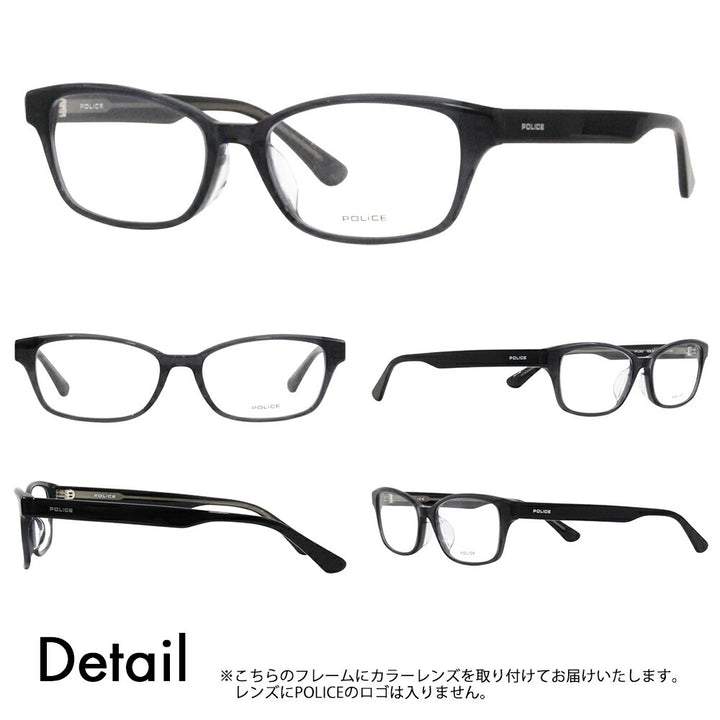 [Authorized Retailer] Police Glasses Frame Sunglasses Color Lens Set VPLL93J 04AL 53 POLICE Men's 2023 Model Wellington Square Japan Model Cell 40th Anniversary Model Fashion Glasses Glasses 