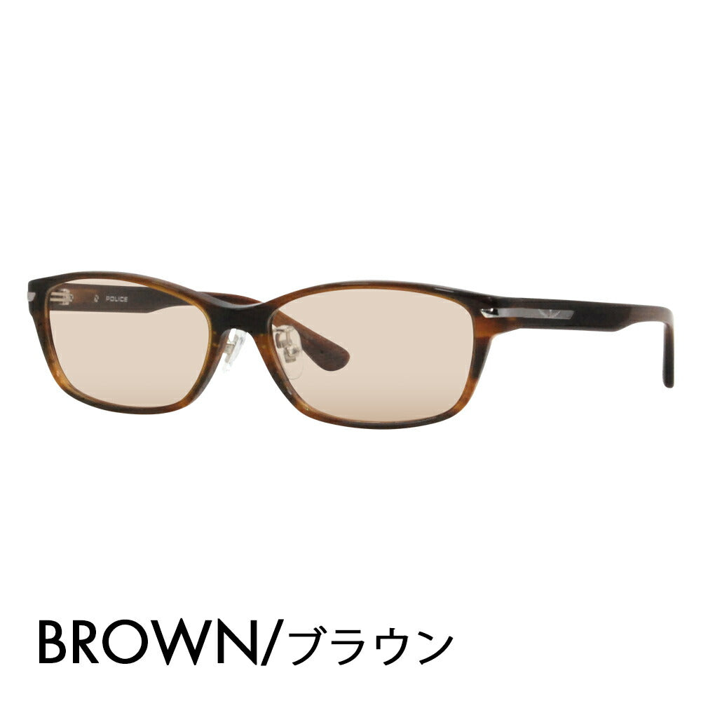 [Authorized Retailer] Police Glasses Frame Sunglasses Color Lens Set VPLL94J 06WQ 55 POLICE Men's 2023 Model Wellington Square Japan Model Cell 40th Anniversary Model Fashion Glasses Glasses 