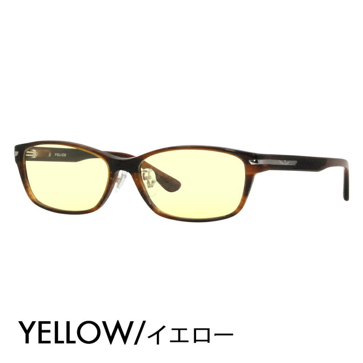 [Authorized Retailer] Police Glasses Frame Sunglasses Color Lens Set VPLL94J 06WQ 55 POLICE Men's 2023 Model Wellington Square Japan Model Cell 40th Anniversary Model Fashion Glasses Glasses 