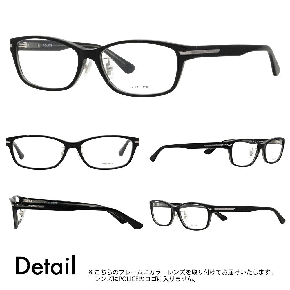 [Authorized Retailer] Police Glasses Frame Sunglasses Color Lens Set VPLL94J 0700 55 POLICE Men's 2023 Model Wellington Square Japan Model Cell 40th Anniversary Model Fashion Glasses Glasses 