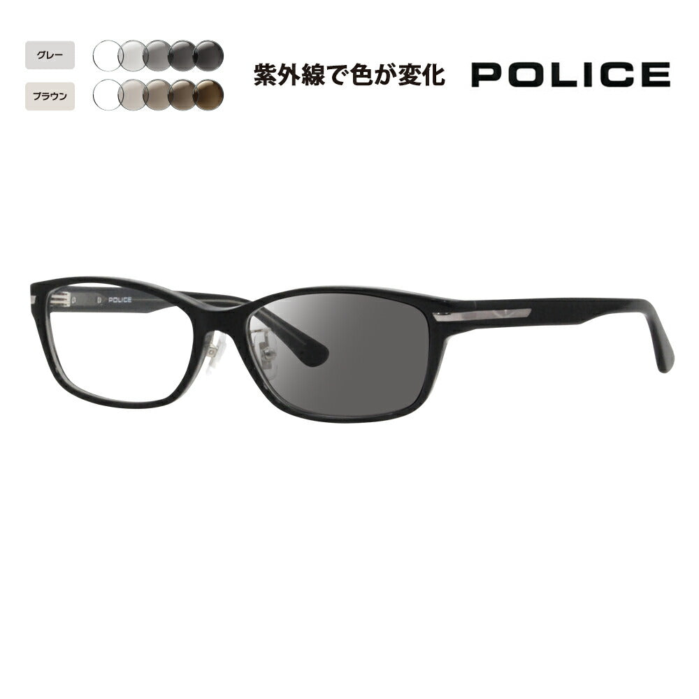 【正规品贩売店】ポrisu メガネ furemu sangurasu 调光renzuzetto VPLL94J 0700 55 POLICE menzu 2023年moderu ウェrinton sukueaジャパンモデルセル 40周年モデル 伊达眼镜 メガネ