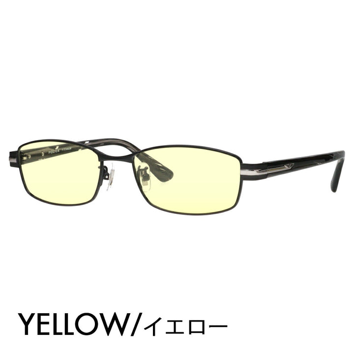 [Authorized Retailer] Police Glasses Frame Sunglasses Color Lens Set VPLM41J 0531 53 POLICE Square Full Rim Metal Japan Model Men's Titanium Fashion Glasses Glasses 