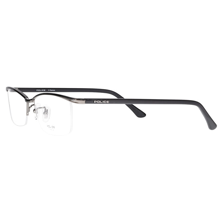 【正規品販売店】ポリス メガネ フレーム サングラス 可視光調光レンズセット VPLN69J 0568 56 POLICE HOLT/HOYA SENSITY DARK SHINE センシティダーク シャイン ミラー スクエア メンズ チタン ジャパンモデル 伊達眼鏡
