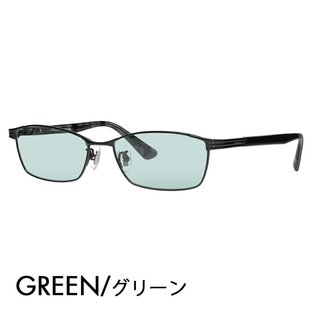 [Authorized Retailer] Police Glasses Frame Sunglasses Color Lens Set VPLN73J 0530 54 POLICE Metal Square Men's Women's Fashion Glasses 