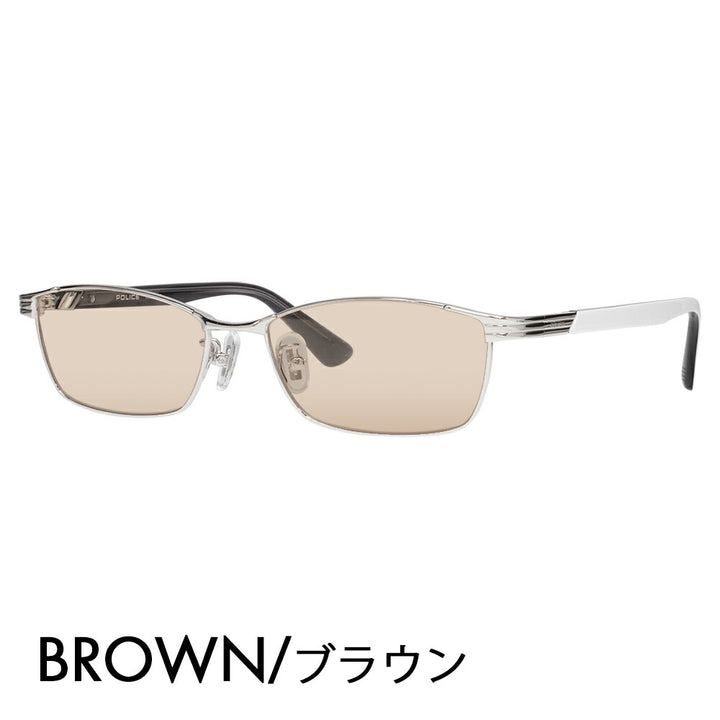 [Authorized Retailer] Police Glasses Frame Sunglasses Color Lens Set VPLN73J 0579 54 POLICE Metal Square Men's Women's Fashion Glasses 