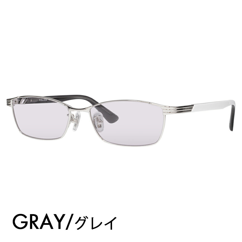 [Authorized Retailer] Police Glasses Frame Sunglasses Color Lens Set VPLN73J 0579 54 POLICE Metal Square Men's Women's Fashion Glasses 